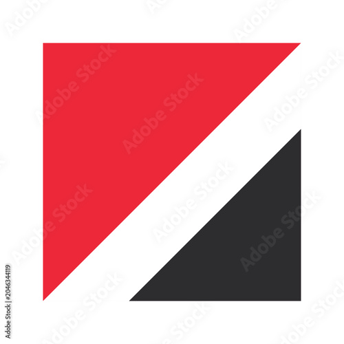Sealand Square Flag Icon High Quality National Flag Isolated on Transparent Background