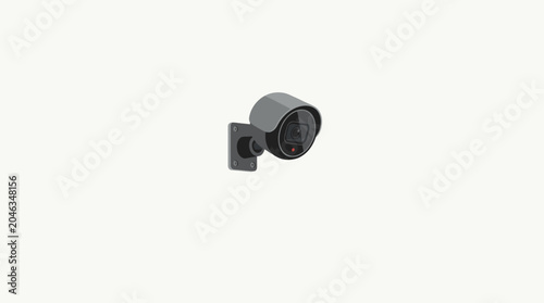 Close up of security camera lens.
