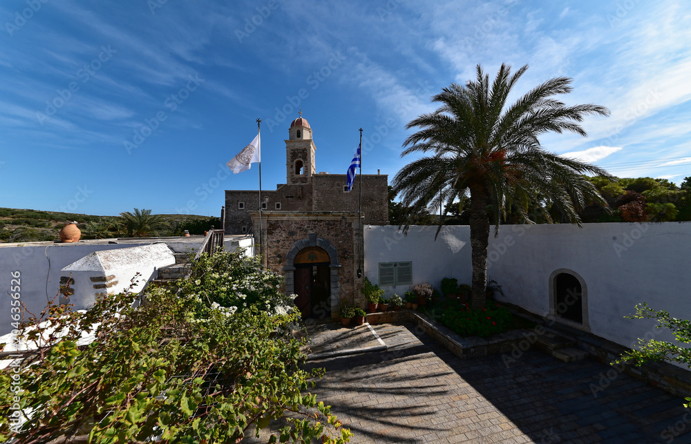 Naklejka premium Kreta - Kloster Toplou