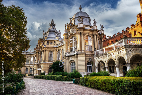 Bild auf Leinwand Vajdahunyad Castle in Budapest, the capital of Hungary
