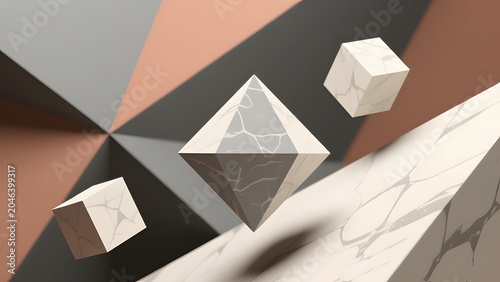 abstract geometric background with triangles