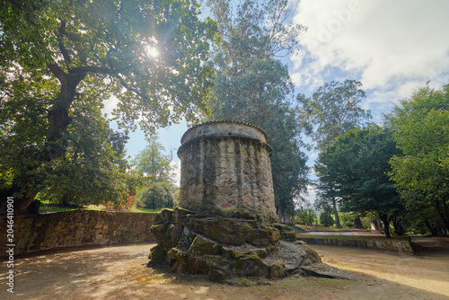 Stone Pavilion in Shaded Park