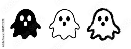 Billede på lærred Ghost set