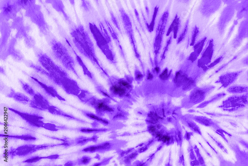 Konstfotografi Real Authentic Hand Dyed Purple Tie Dye Cotton Fabric Pattern Background Texture