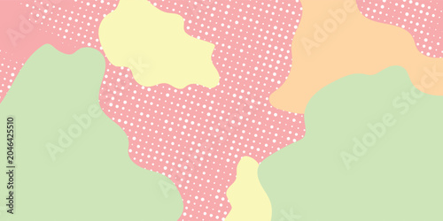 Slika na platnu Abstract colorful pattern with irregular shapes.