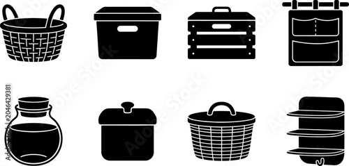 Canvastavla Storage containers and baskets including woven bins crates and hanging organizer