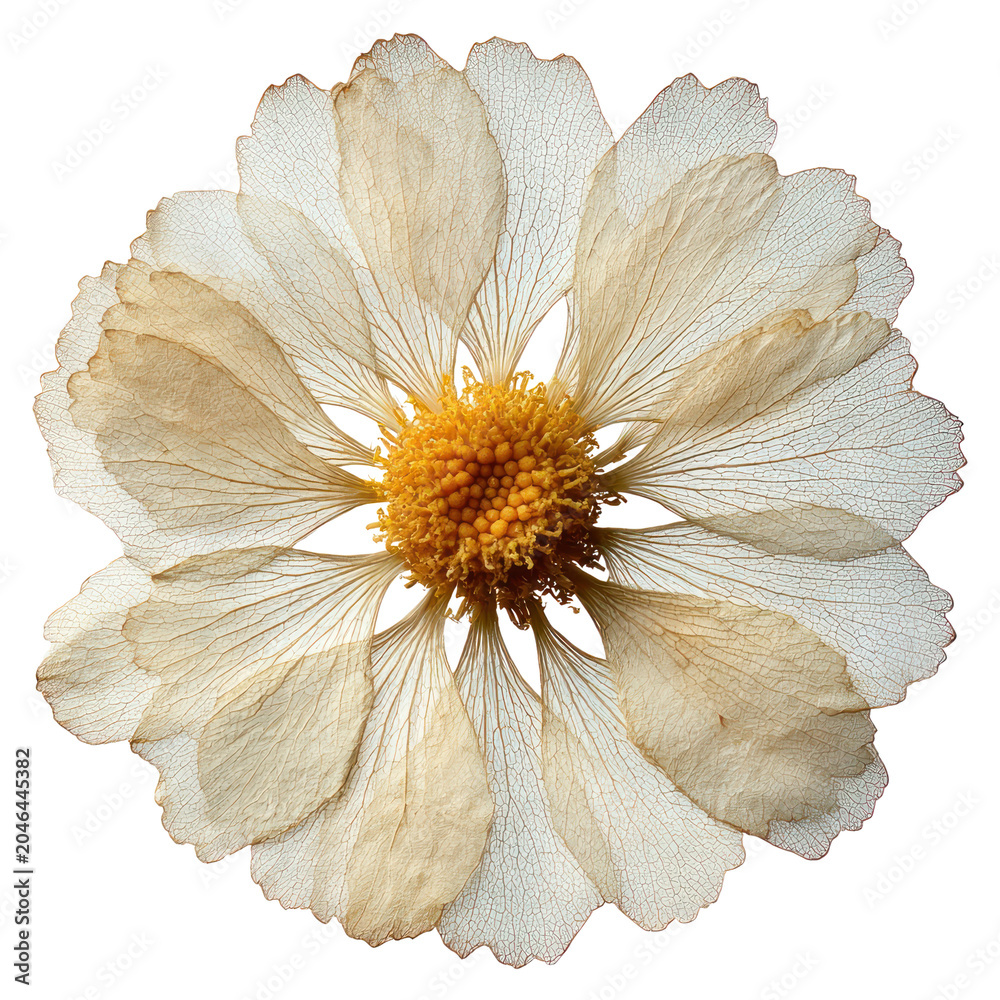 Fototapeta premium PNG Delicate pressed flower art