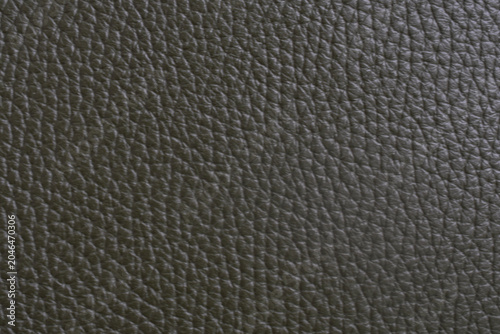 Konstfotografi Texture of genuine grained leather in dark grey anthracite color