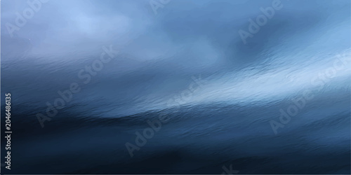 Tableau sur toile abstract stormy sea surface with dark blue and light blue tones, conveying a sense of turbulent energy and powerful natural forces