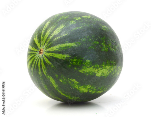 Tableau sur toile Watermelon isolated on white background