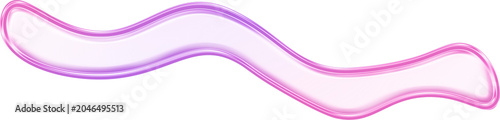 Glossy iridescent liquid glass blob with smooth gradient and transparent background isolated abstract shape