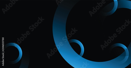 abstract blue background with circles