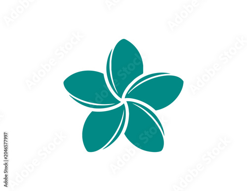 Turqoise Plumeria Flower
