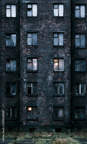 apartment buildings of Paris