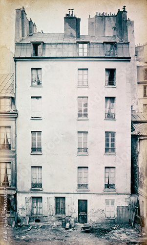 apartment buildings of Paris