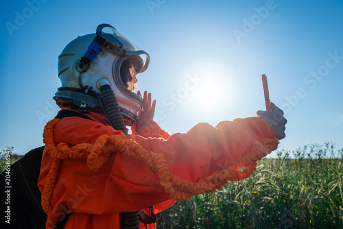 Selfie astronaut