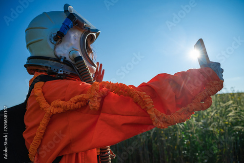 Selfie astronaut