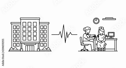 Telemedicine Doctor Patient Consultation.