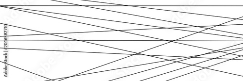 Valokuva Chaotic arrangement of straight geometric lines