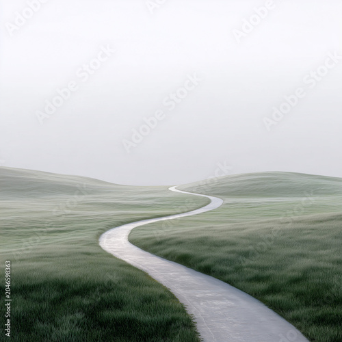road in the countryside