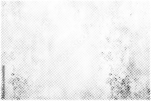 Abstract Minimalist Polka Dot Pattern Background in Monochrome Black and White Style