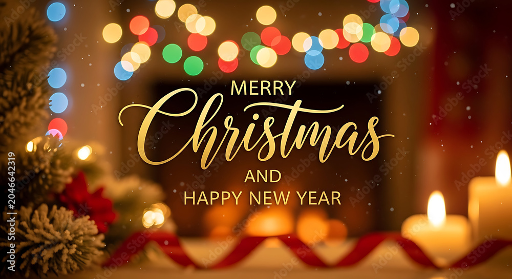 Naklejka premium Happy new year 2027 festive christmas and new year celebration background