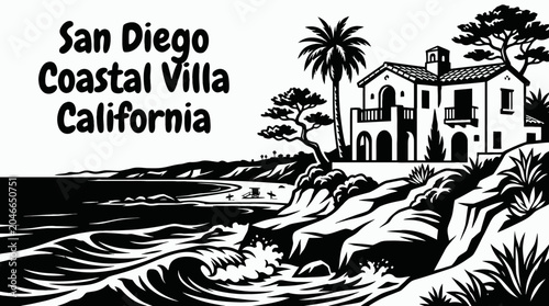 Konstfotografi san diego coastal american villa luxury residence architecture estate residentia