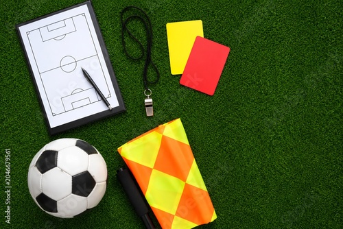 soccer ball on green grass, football attributes