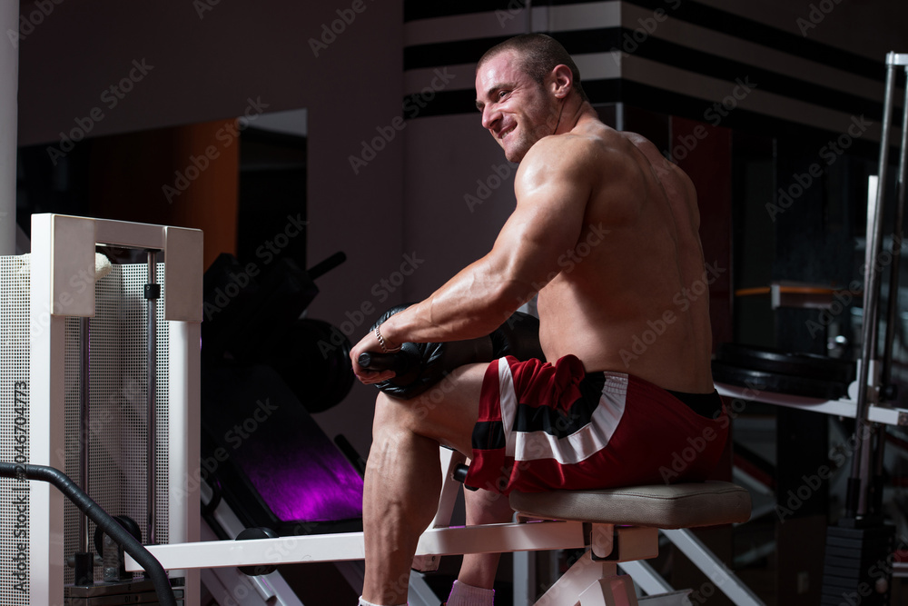 Fototapeta premium Sporty Legs Calf