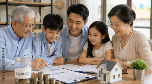 Family planning and saving money together.