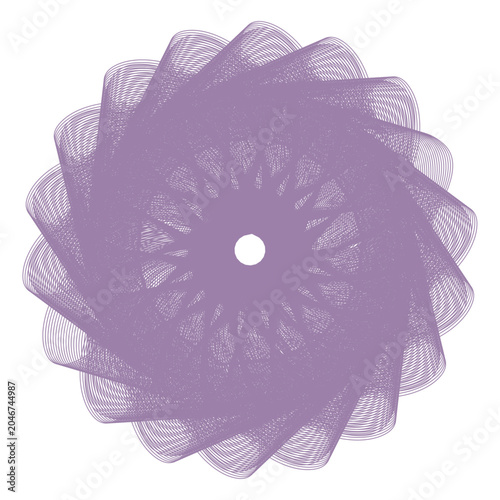 Abstract Geometric Spirograph – Transparent Background