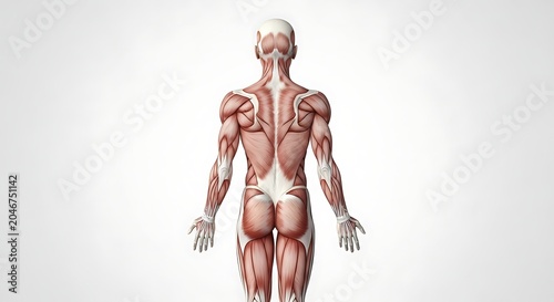 Muscular man in red shorts flexing against white background.