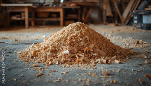 wood powder