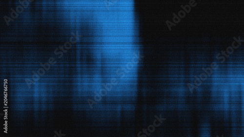 Foto Abstract Blue Glitch Texture Background with Grain Noise Effect