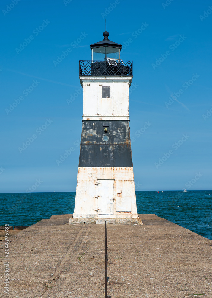 Obraz premium Erie Harbor North Pierhead Light