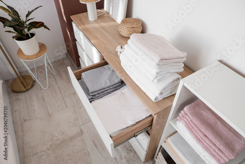 Chest of drawers with folde...