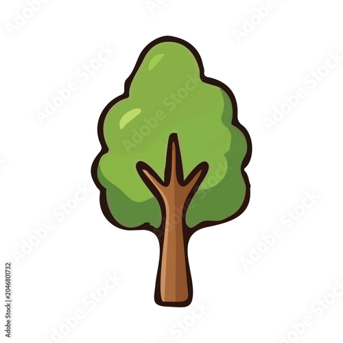 tree vector illustration design	