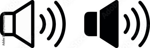 Bild auf Leinwand Audio accessibility icons for hearing features