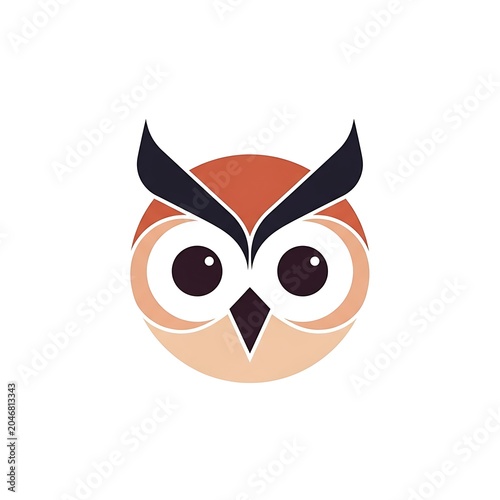 Cute cartoon raccoon face with heart on forehead.