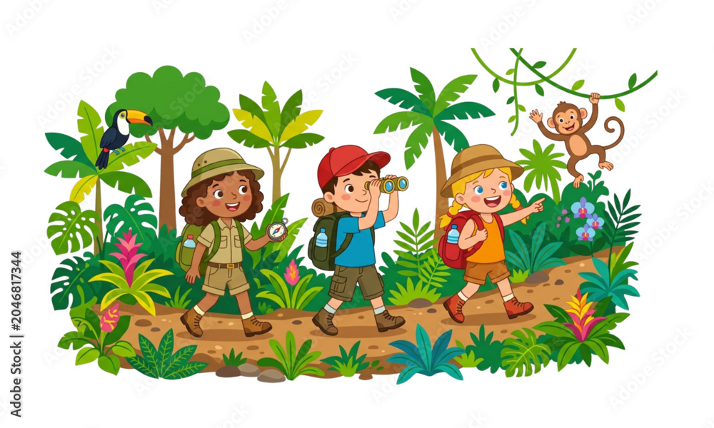 Obraz premium Jungle Exploration Adventure