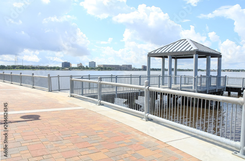 Lake Charles Dock Sunny