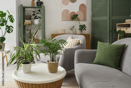 Interior of stylish living ...
