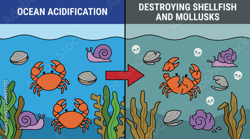 Photos Ocean Acidification Destroying Shellfish and Mollusks