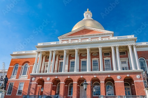 The Old Statehouse at Dusk, Boston MA USA