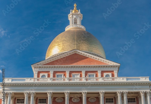 The Old Statehouse Dome in Boston MA