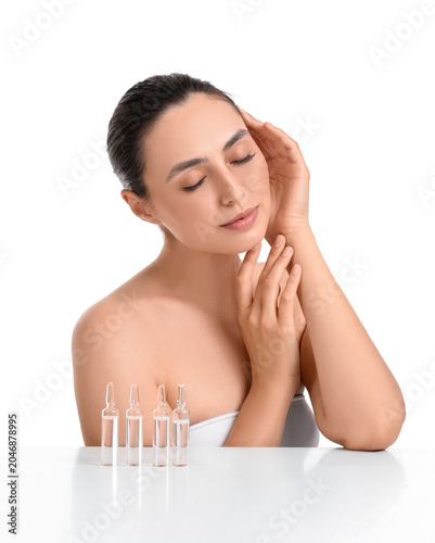 Beautiful young woman with ...