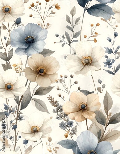 seamless floral background