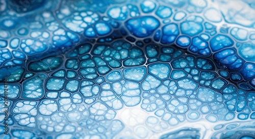 Innovative Liquid cells in acrylic art Technology Concept for Digital Innovation