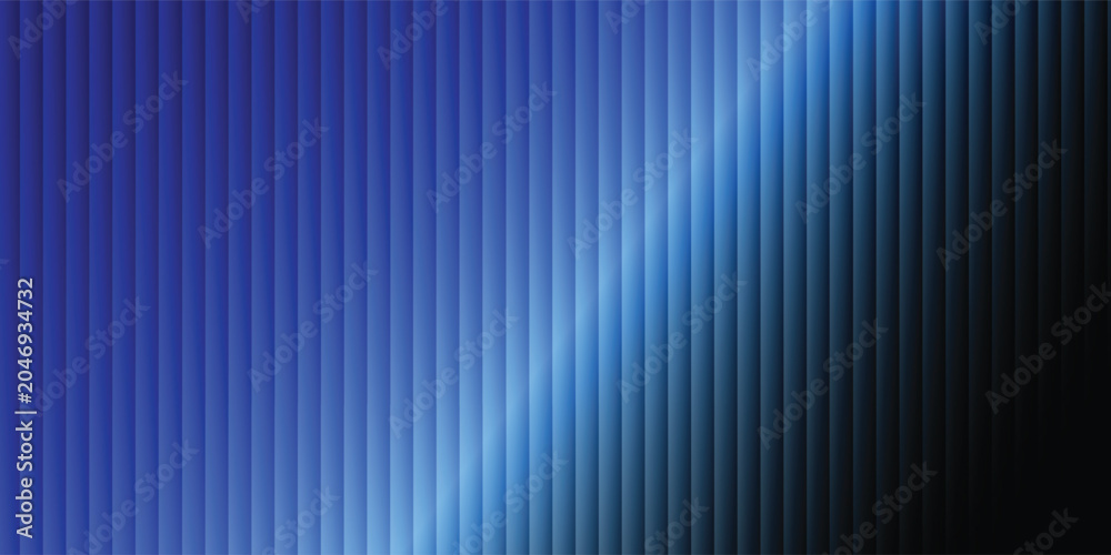 Obraz premium Abstract Blue Neon Vertical Light Bars Background with Futuristic Glow Effect