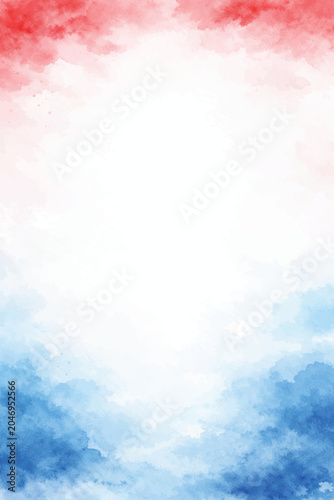 Foto red blue american independence day background